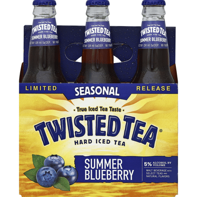 Twisted Tea Hard Iced Tea Summer Blueberry Fl Oz Instacart