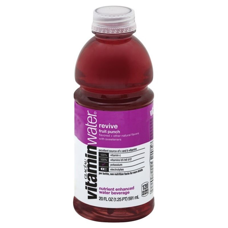 Glaceau Vitaminwater Revive Fruit Punch 20 Fl Oz From Mollie Stone S