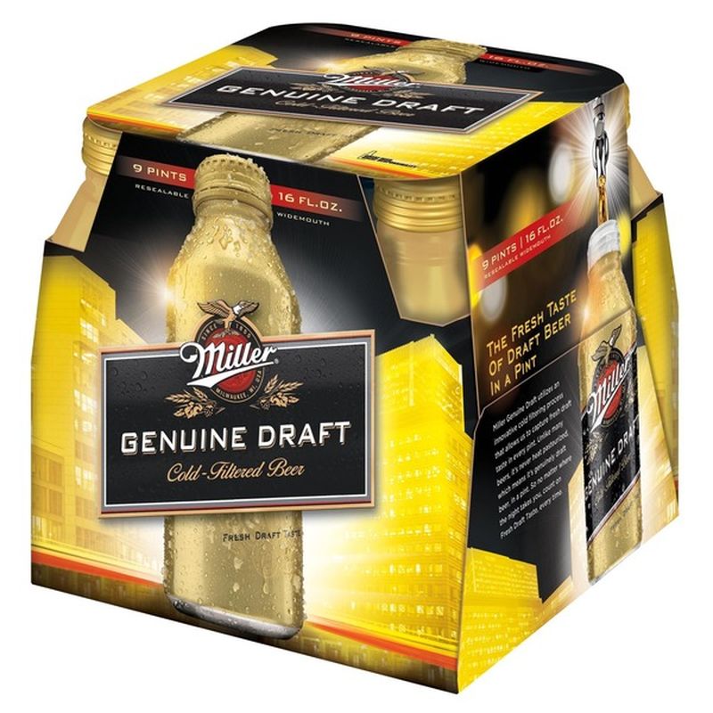 Miller Genuine Draft Light Beer Lager Beer Fl Oz Instacart