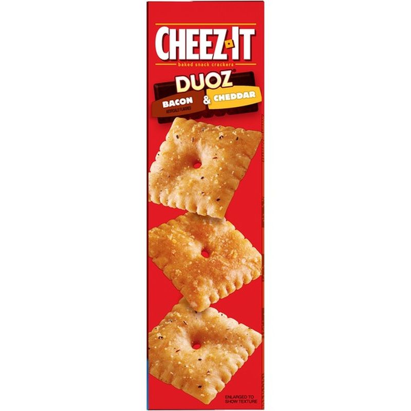 Cheez It Baked Snack Cheese Crackers Bacon Cheddar Oz Instacart