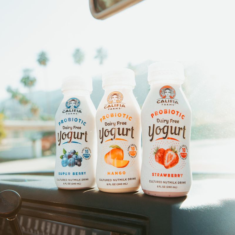 Califia Farms Probiotic Yogurt Drink Strawberry Fl Oz Instacart