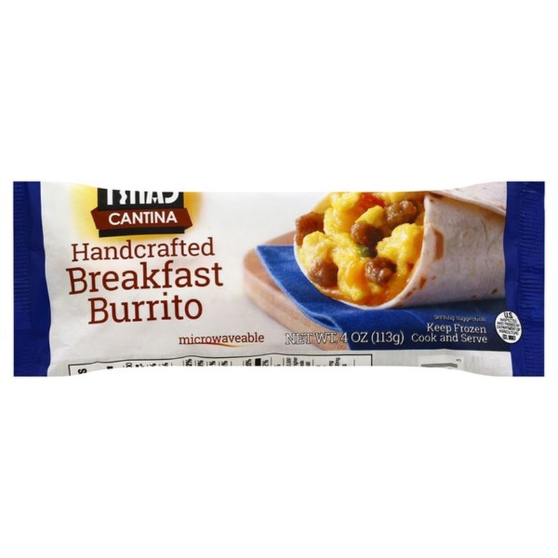 Tinas Cantina Handcrafted Breakfast Burrito 4 Oz Instacart