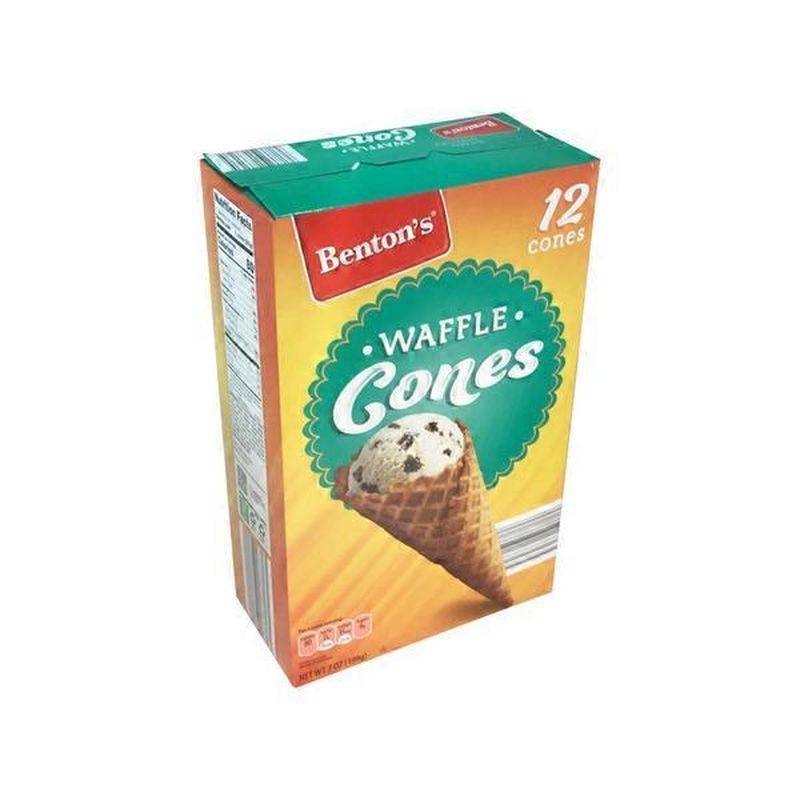 Benton S Jumbo Waffle Cones Oz From Aldi Instacart