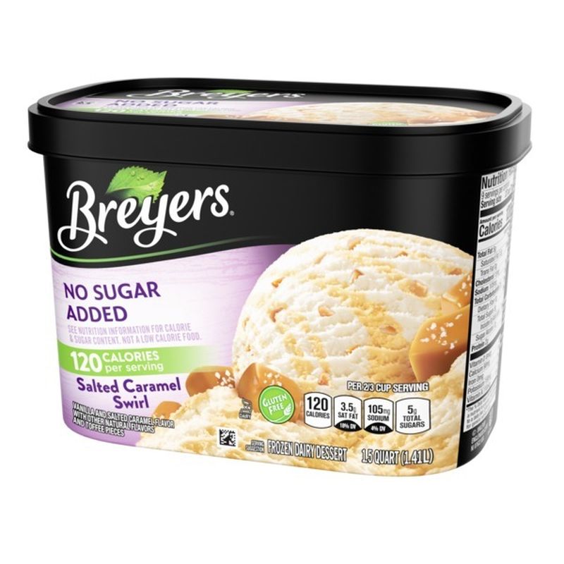 Breyers Frozen Dairy Dessert Salted Caramel Swirl Oz Instacart