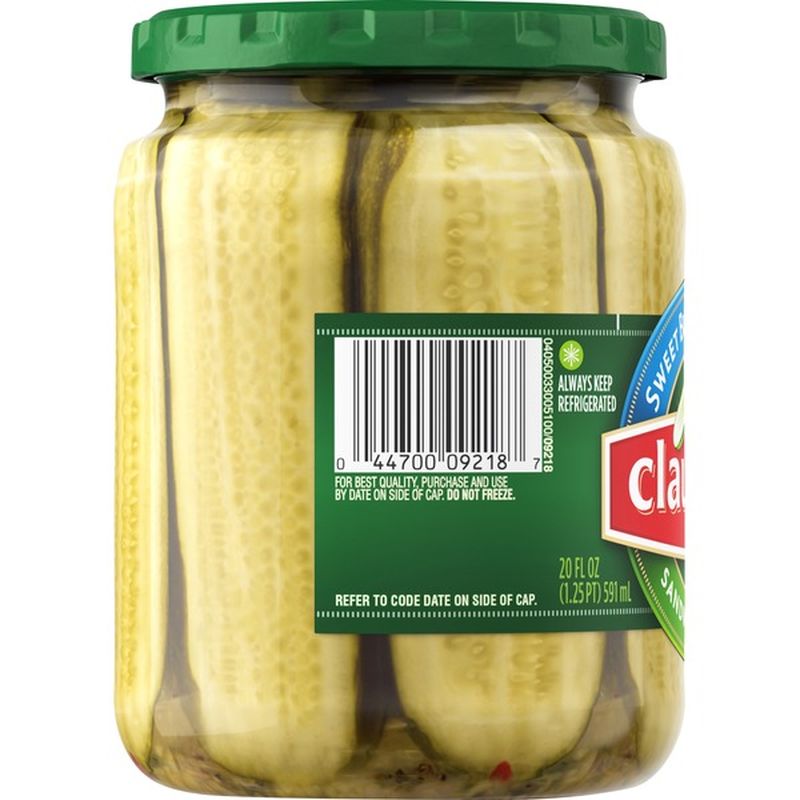 Claussen Sweet Bread N Butter Sandwich Slice Pickles Fl Oz