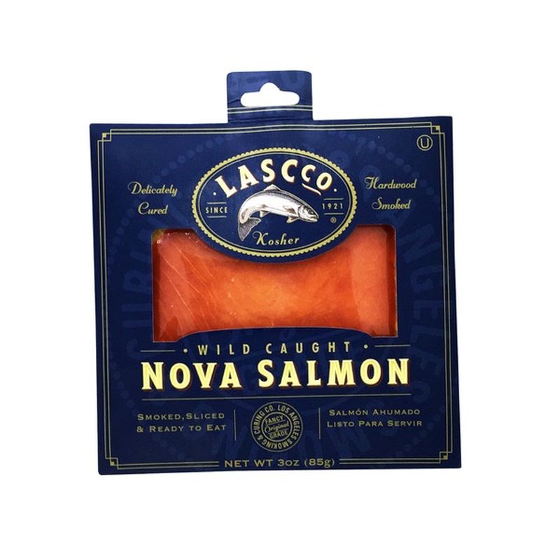 Lascco Wild Caught Keta Nova Salmon Oz Instacart