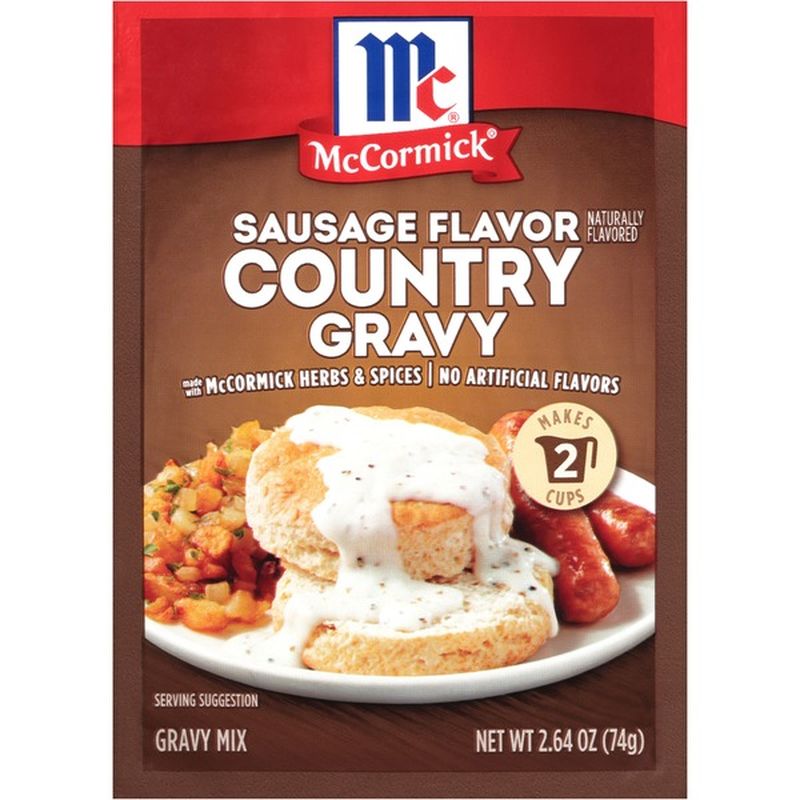 McCormick Sausage Flavor Country Gravy Mix 2 64 Oz From Food Lion