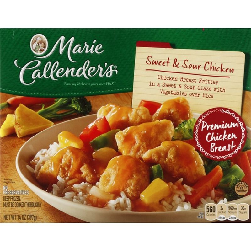 Marie Callender S Sweet And Sour Chicken Dinners Oz From Fred