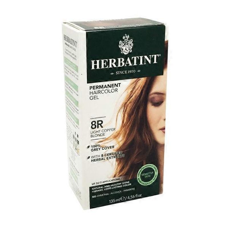 Herbatint Permanent Hair Color 8R Light Copper Blonde 4 56 Fl Oz