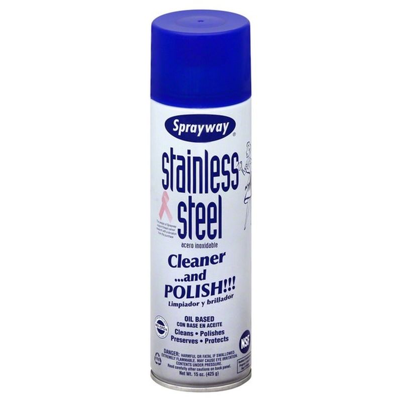 Sprayway Stainless Steel Cleaner And Polish Oz From Walmart