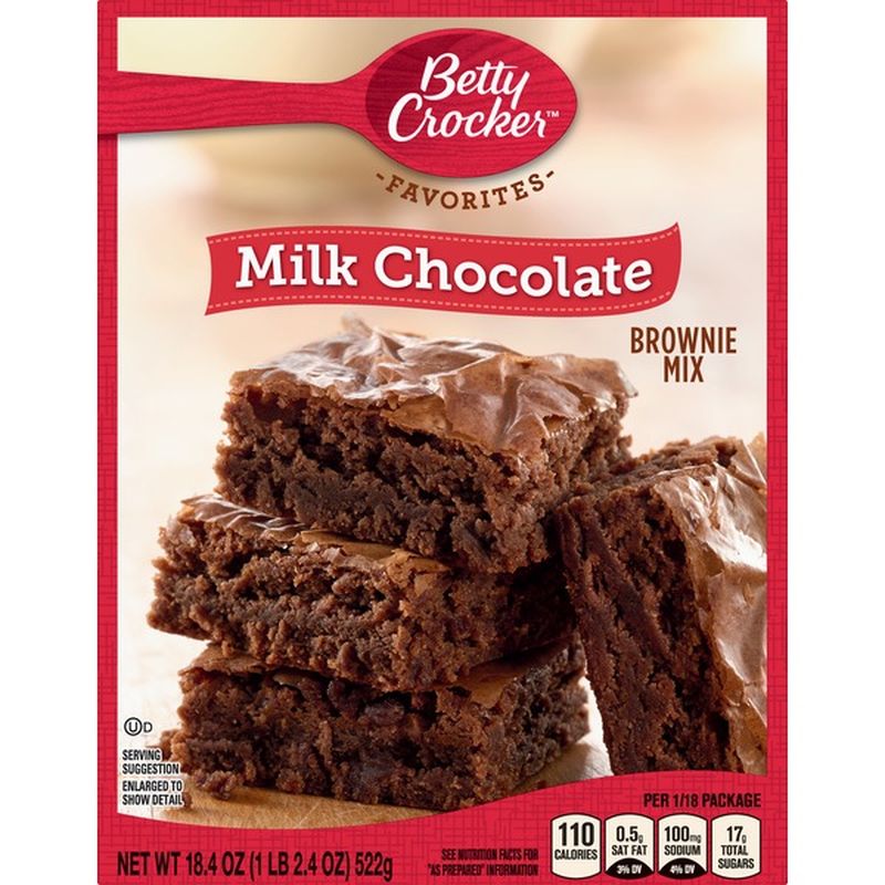 Betty Crocker Brownie Mix Milk Chocolate 18 4 Oz From Schnucks