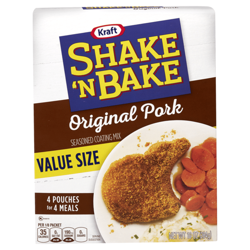 Shake N Bake Original Recipe Pork Seasoned Coating Mix 10 Oz From