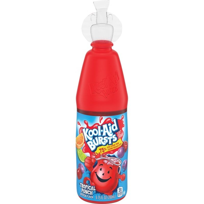 Kool Aid Bursts Tropical Punch Ready To Drink Juice 6 75 Fl Oz