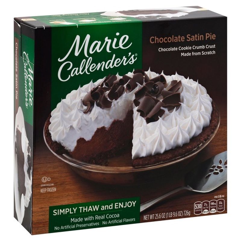 Marie Callender S Chocolate Satin Pie 25 6 Oz From H E B Instacart