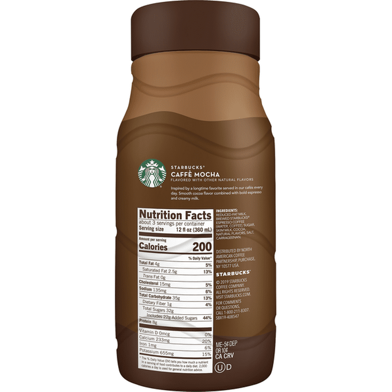 Starbucks Iced Espresso Caffe Mocha 40 Fl Oz Instacart