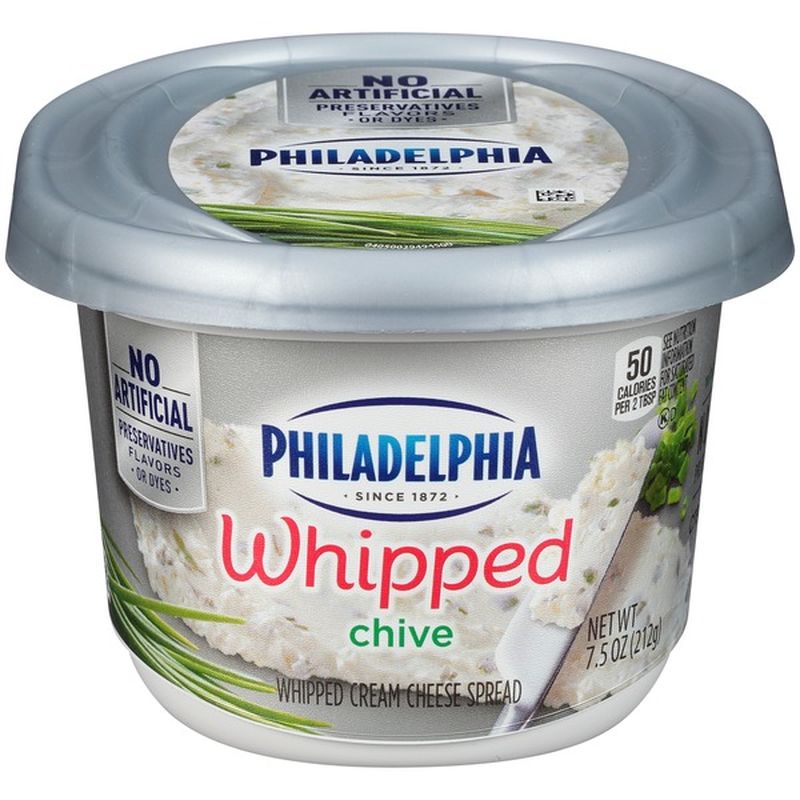 Philadelphia Chives Whipped Cream Cheese Oz Instacart