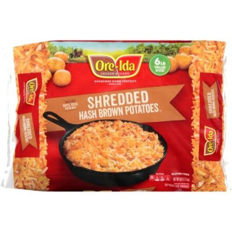 Ore Ida Shredded Hash Brown Potatoes Lb Instacart