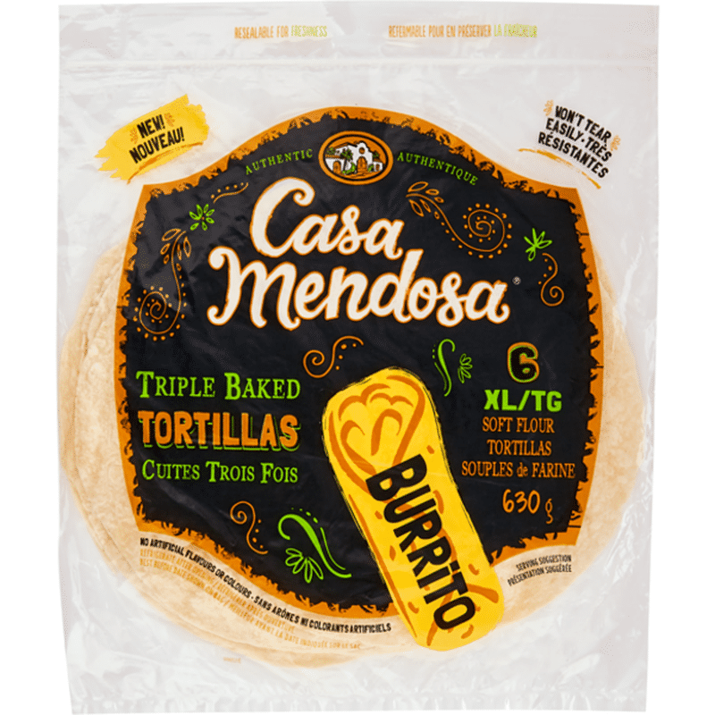 Casa Mendosa Extra Large Triple Baked Tortillas 630 G Delivery Or