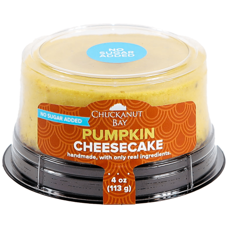 Chuckanut Bay Foods No Sugar Added Pumpkin Mini Cheesecake 4 Oz