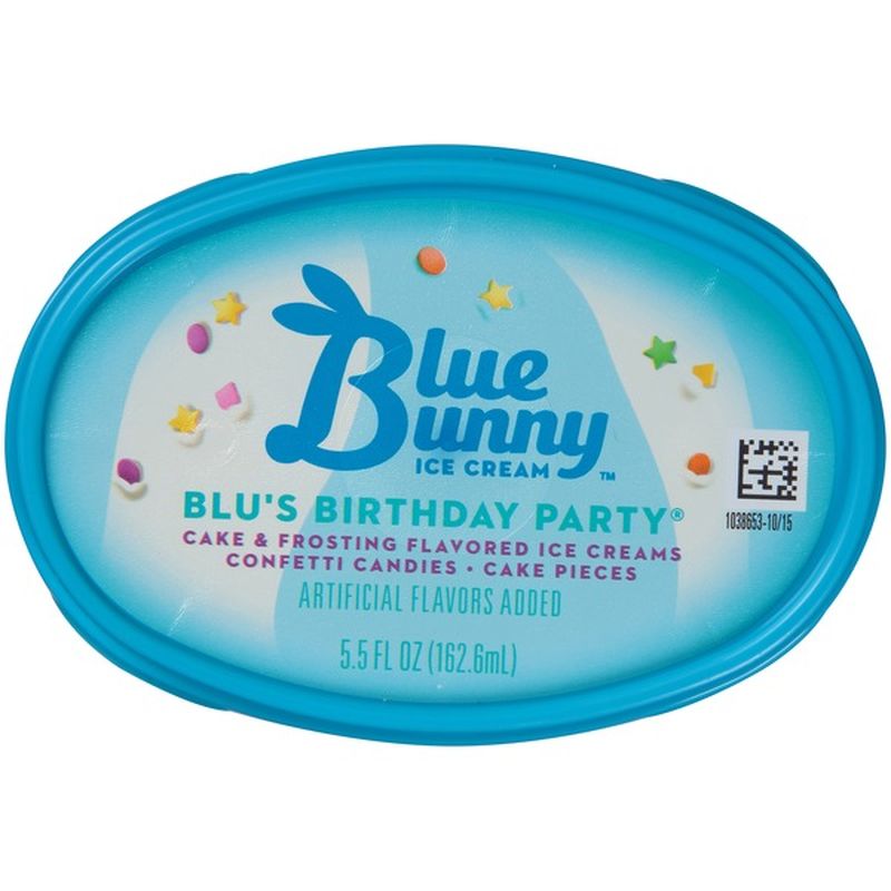 Blue Bunny Blu S Birthday Party Ice Cream 5 5 Fl Oz Instacart