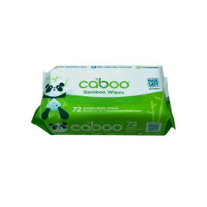 Caboo Bamboo Jumbo Baby Wipes Unscented Ct Instacart