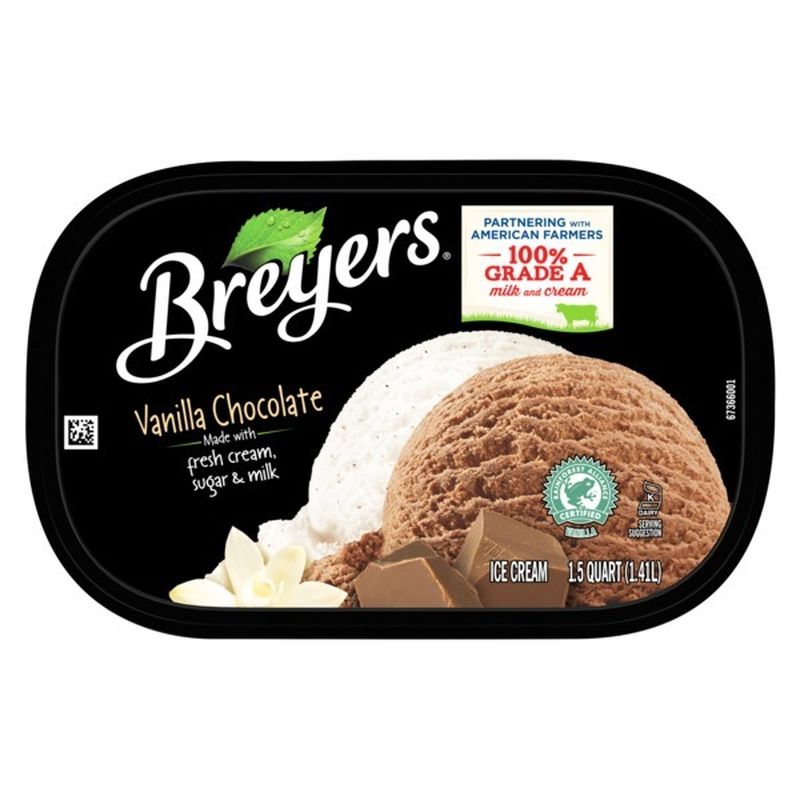 Breyers Ice Cream Vanilla Chocolate Oz From Food Lion Instacart