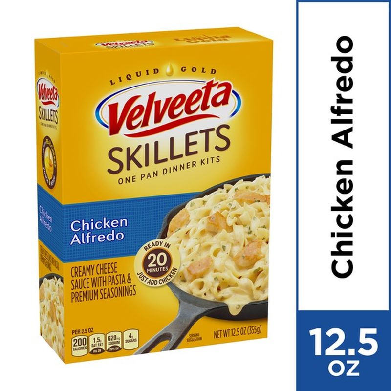 Kraft Velveeta Cheesy Skillets Chicken Alfredo Dinner Kit Oz 25320