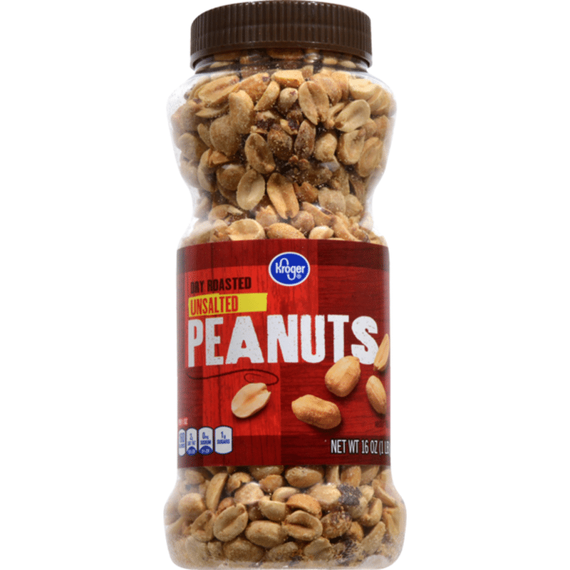 Kroger Peanuts Dry Roasted Unsalted 16 Oz Instacart