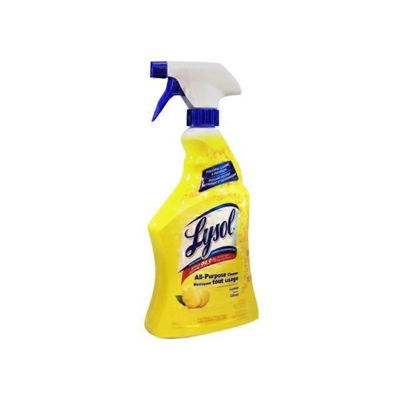 Lysol All Purpose Cleaner Lemon Scent Spray Ml Instacart