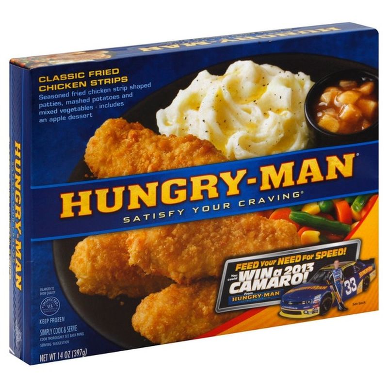 Hungry Man Chicken Strips Classic Fried 14 Oz Instacart