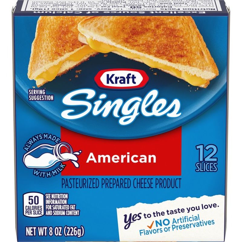 Kraft American Cheese Slices Oz Instacart