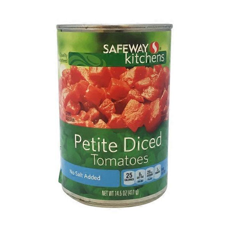 Signature Kitchens No Salt Added Petite Diced Tomatoes In Juice 14 5