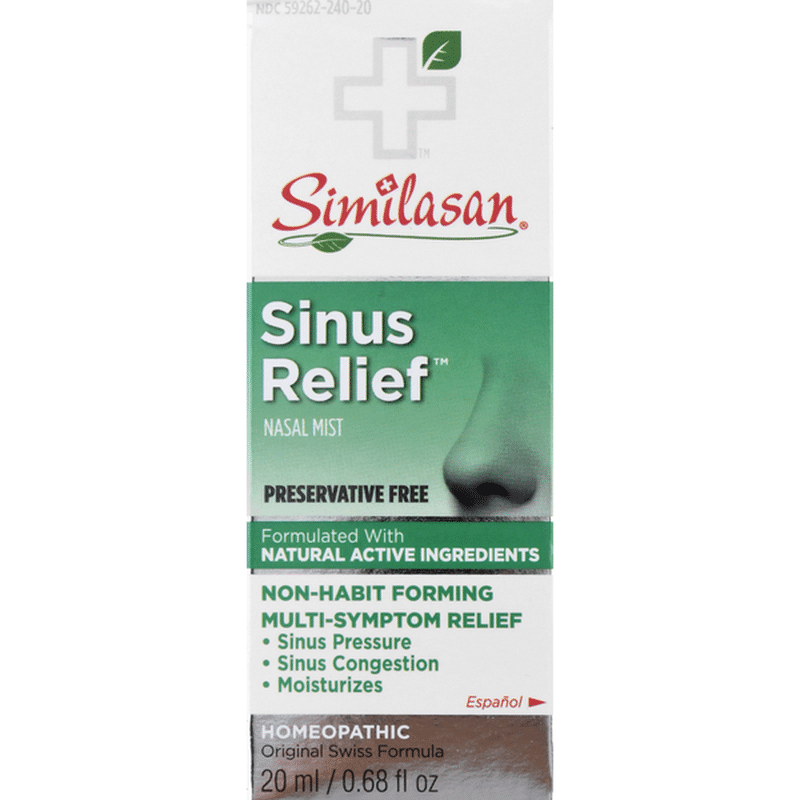 Similasan Sinus Relief Nasal Mist Oz Instacart