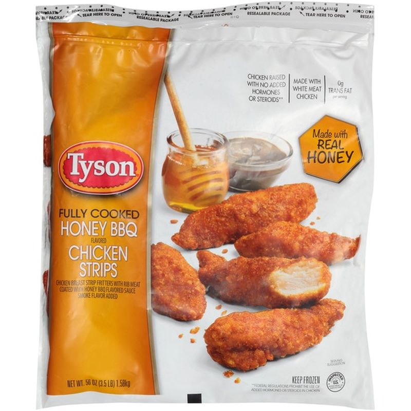 Tyson Honey Bbq Flavored Chicken Strips Oz Instacart