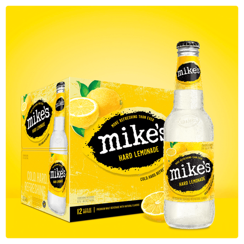 Mike S Hard Lemonade Beer Malt Beverage Premium Hard Lemonade 11 2