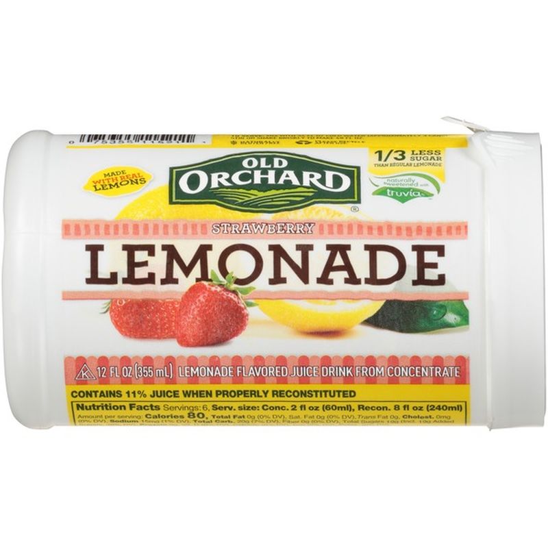 Old Orchard Strawberry Lemonade Flavored Juice Drink From Concentrate