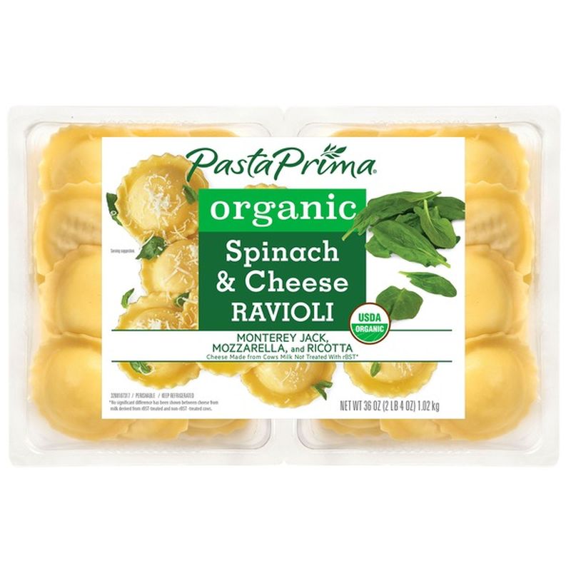 Pasta Prima Organic Spinach And Cheese Ravioli Oz Instacart