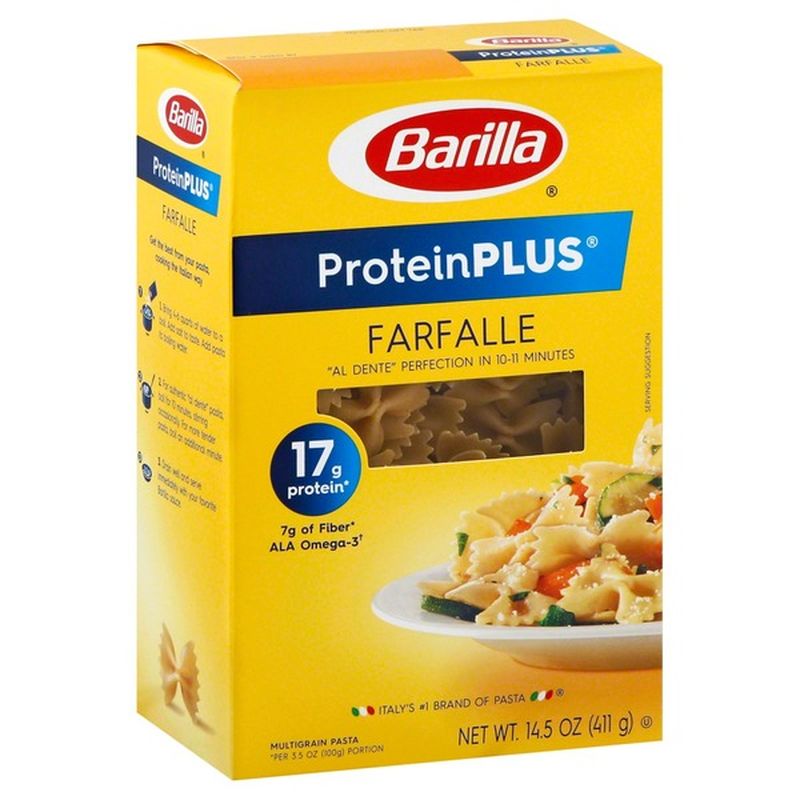 Barilla Protein Grain Legume Pasta Farfalle 14 5 Oz From H E B