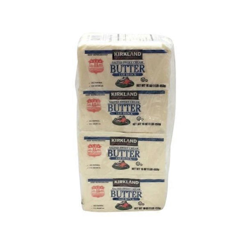 Kirkland Signature Salted Cream Butter 1 Lb Instacart