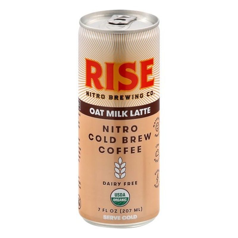 Rise Coffee Oat Milk Latte Nitro Cold Brew 7 Oz Instacart