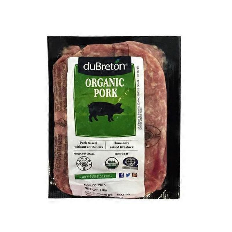 DuBreton Organic Ground Pork 16 Oz Instacart