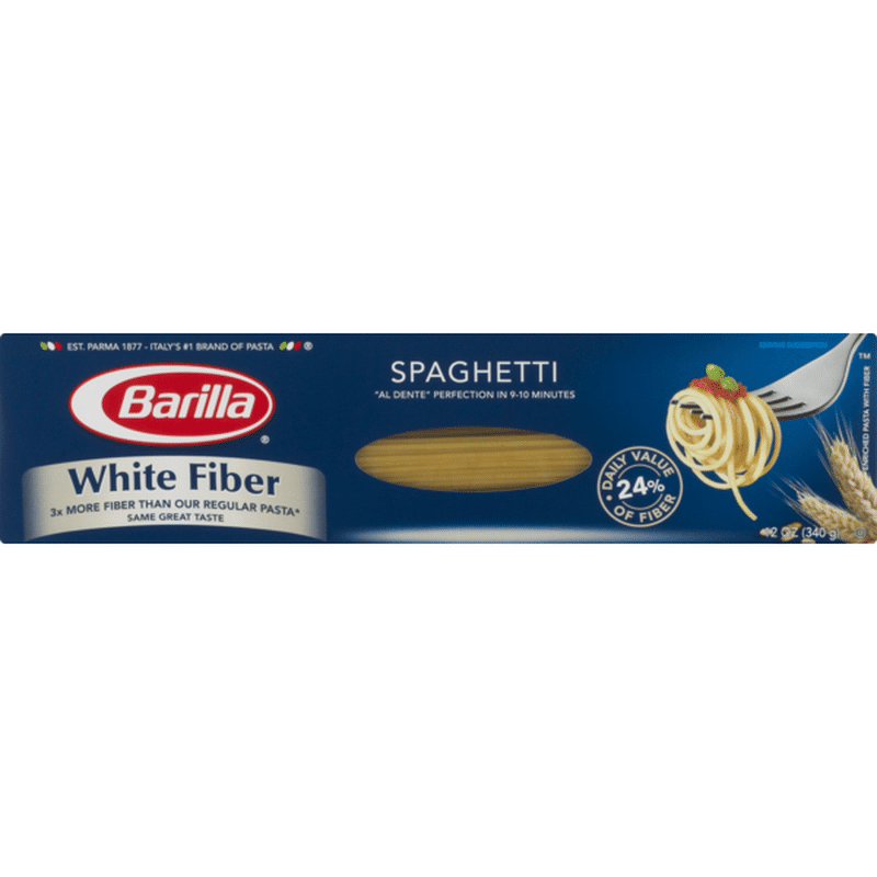 Barilla White Fiber Pasta Spaghetti 12 Oz Instacart