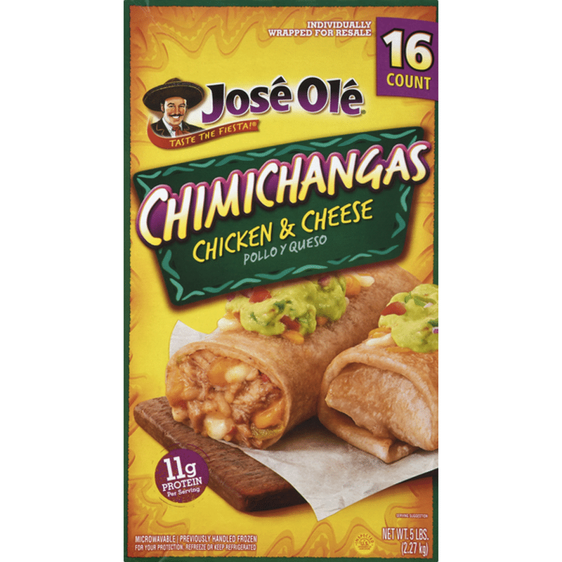 Jose Ole Chicken Cheese Chimichangas Each Instacart