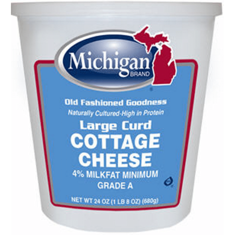 Michigan Large Curd Cottage Cheese 24 Oz From Kroger Instacart