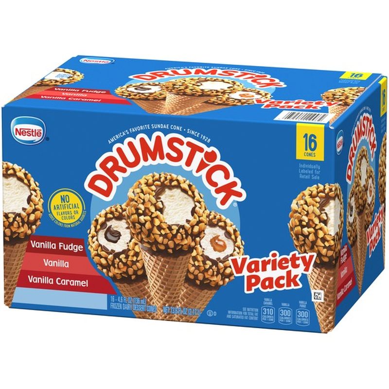 Drumstick Ice Cream Cones Variety Pack Fl Oz From Costco Instacart