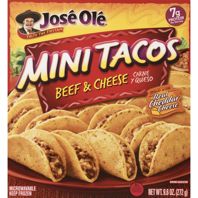 Jose Ole Beef Cheese Mini Tacos Oz Instacart