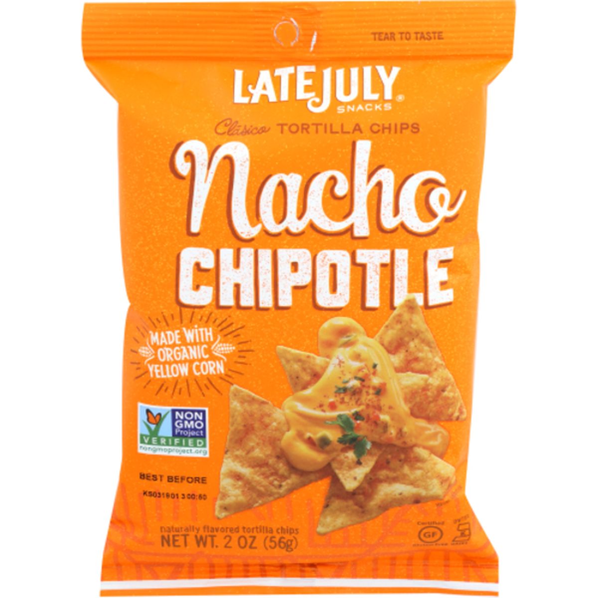 Late July Nacho Cheese Tortilla Chips | Fig App