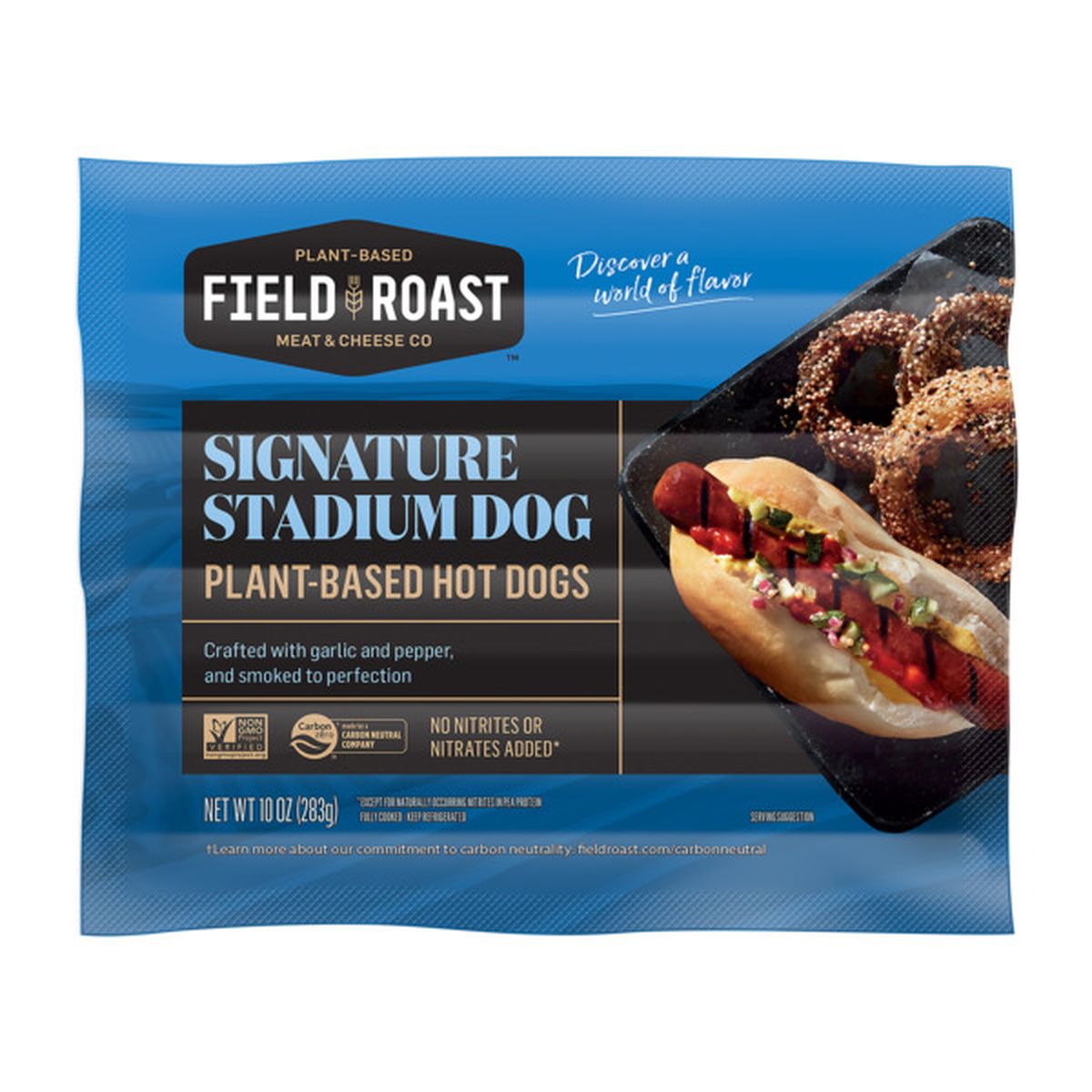 Field Roast Hot Dogs, Plant Based, Signature Stadium Dog | Fig App