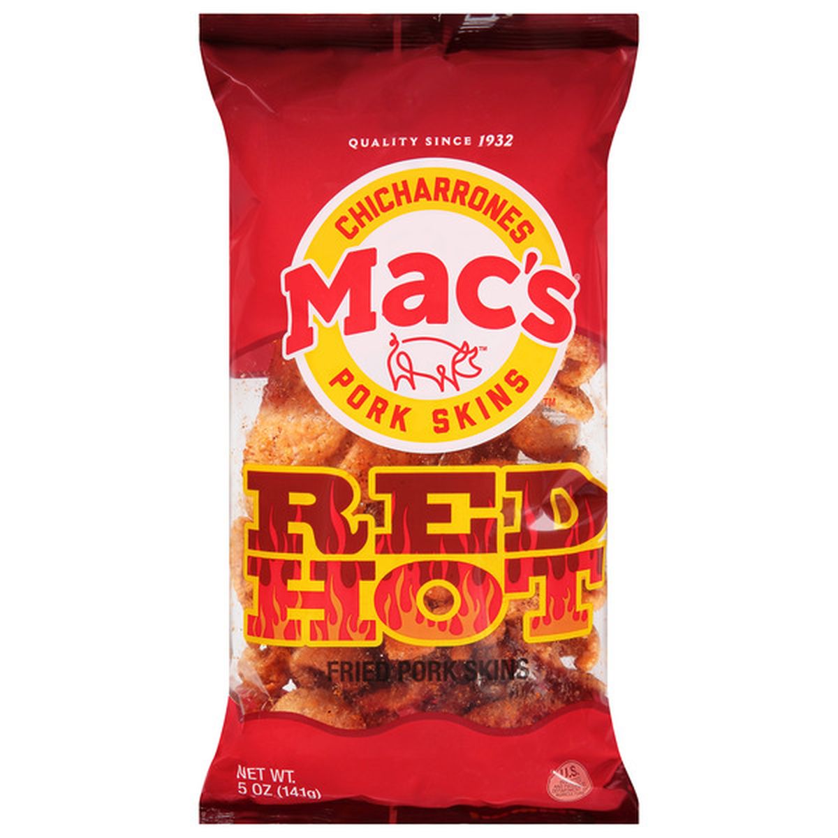 Mac'S Pork Skins, Red Hot | Fig App