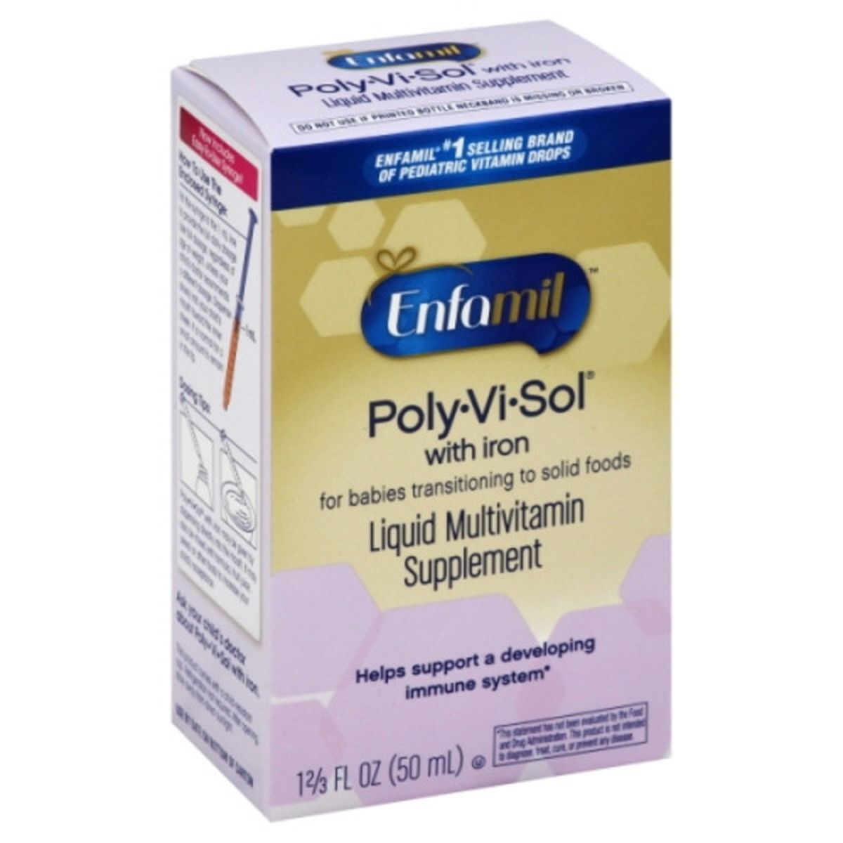 Enfamil Multivitamin, Poly-Vi-Sol, With Iron, Liquid | Fig App